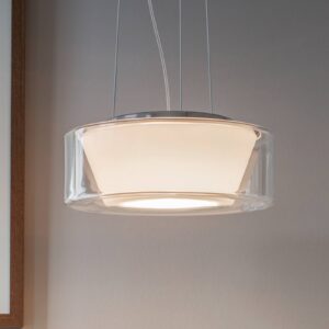Svítidlo Serien Lighting hliník leštěný/čirá/opálová bílá hliník leštěný/nerezová ocel/sklo/polykarbonát
