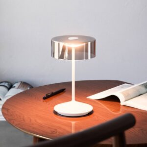 Svítidlo Sigor bílá/čirá sklo/hliník