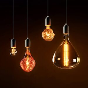 Svítidlo Sigor kovová měď Sklo