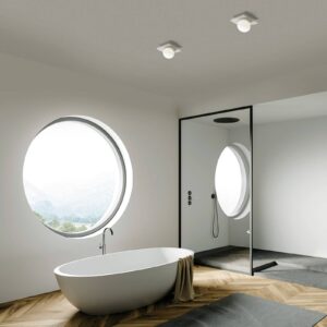 Svítidlo TECNICO by Sforzin bílá sádra/sklo