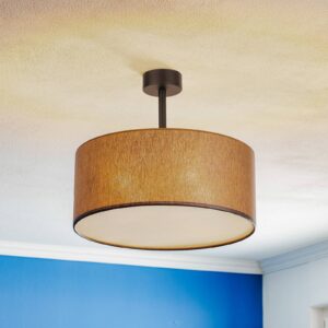 Svítidlo TK Lighting šedá/černá kov/textil/plast