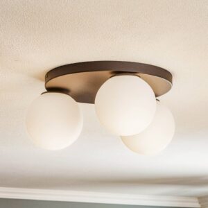 Svítidlo TK Lighting černá/bílá Kov/sklo/plast