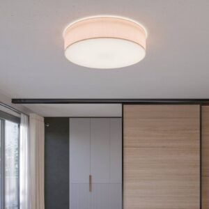 Svítidlo TK Lighting béžová Kov/textil