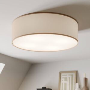 Svítidlo TK Lighting béžová Kov/textil