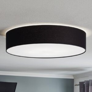 Svítidlo TK Lighting tmavě šedá Kov/textil/plast
