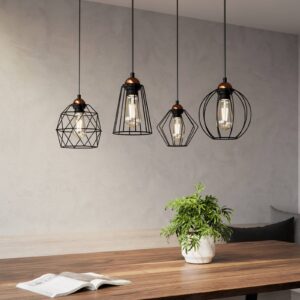 Svítidlo TK Lighting černá Kov/plast