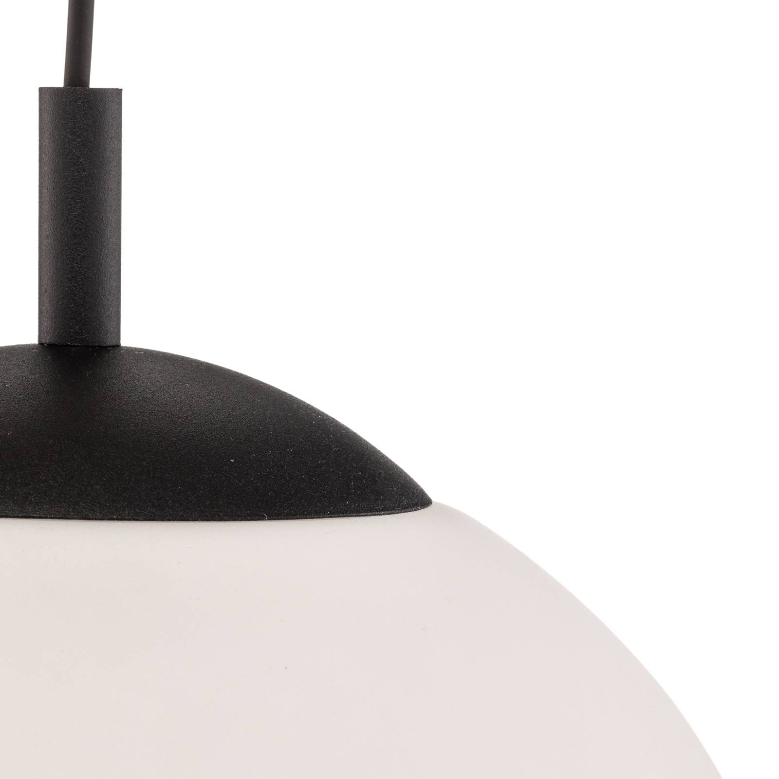 TK Lighting Závěsné svítidlo Maxi, Ø 30 cm, 1 světlo, skleněné stínidlo, Obývací pokoj / jídelna, Sklo, kov, plast, E27, 60W - Image 4