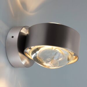 Svítidlo Top Light matný chrom kov/sklo