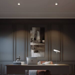 Svítidlo Top Light bílá matná/chrom/čirá Hliník/zinek/sklo