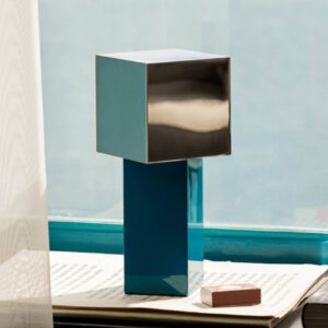 Svítidlo &Tradition modrá/stříbrná železo/ocel