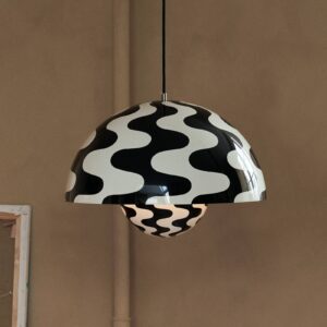 Svítidlo &Tradition černá a bílá Ocel