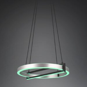 Svítidlo Trio Lighting kartáčovaný hliník/černá kov