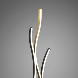 Svítidlo Trio Lighting matná mosaz/černá Kov