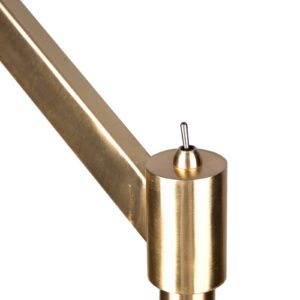 Svítidlo Trio Lighting mosaz/bílá Kov/tkanina