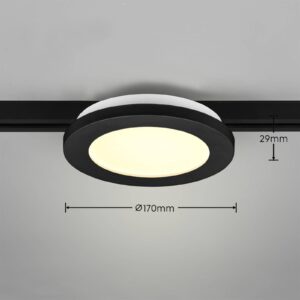 Svítidlo Trio Lighting černá matná plast