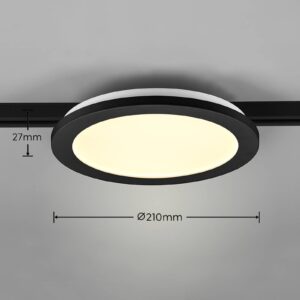 Svítidlo Trio Lighting černá matná plast