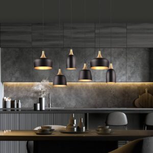 Svítidlo Trio Lighting matná černá; matná zlatá kov