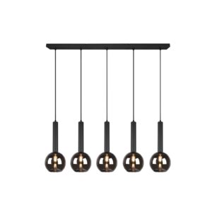 Svítidlo Trio Lighting černá matná/kouřově šedá Sklo/kov