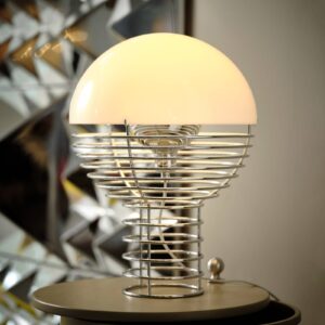 Svítidlo Verpan chrom/bílá Ocel/plast