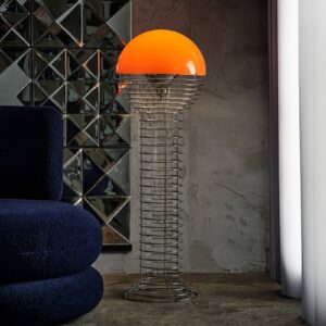 Svítidlo Verpan chrom/oranžová Ocel/plast