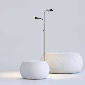 Svítidlo Vibia černá Nerezová ocel/hliník/zamak