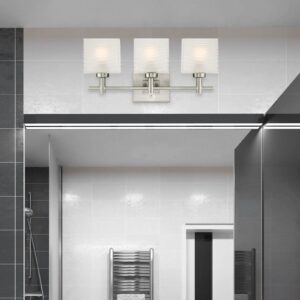 Svítidlo Westinghouse barva kartáčovaného niklu/bílá Kov/sklo