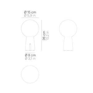 Svítidlo Zafferano bílá hliník/polykarbonát