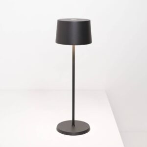 Svítidlo Zafferano tmavě šedá Hliník/polykarbonátový hranol