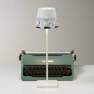 Svítidlo Zafferano bílý/černý hliník/polykarbonát