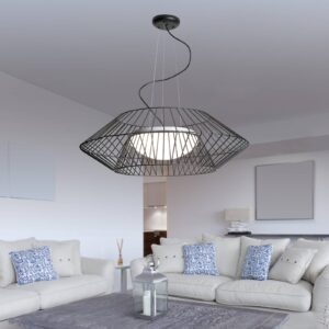 Svítidlo Zambelis matná černá kov