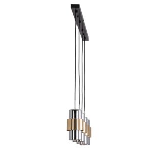 Svítidlo Zambelis zlatá/chrom kov/sklo