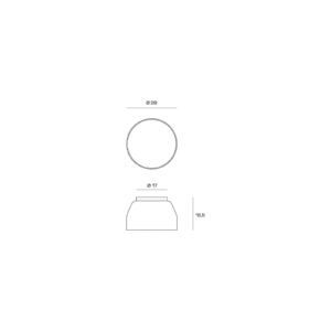 Svítidlo miloox by Sforzin krémová bílá/chrom kartáčovaný/opálová kov/plexisklo