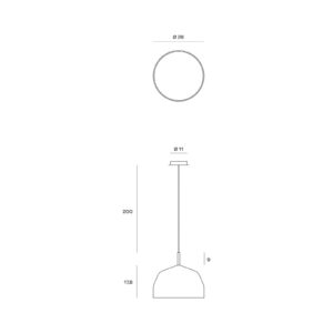 Svítidlo miloox by Sforzin krémová bílá/chrom kartáčovaný/opálová kov/plexisklo