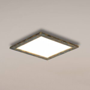 Svítidlo quitani zlatá patinovaná/bílá PMMA/hliník