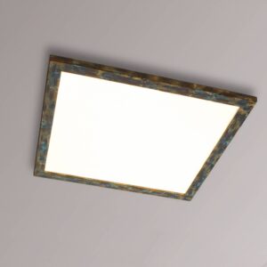 Svítidlo quitani zlatá patinovaná/bílá PMMA/hliník