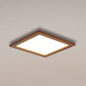 Svítidlo quitani ořech/bílá PMMA/hliník/dřevo