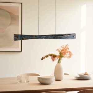 Svítidlo quitani plátkový kov/černá matná hliník/ocel/mosaz