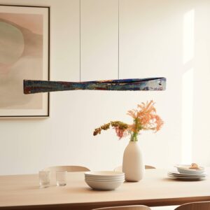 Svítidlo quitani plátkový kov/multicolour/matná černá hliník/ocel/mosaz