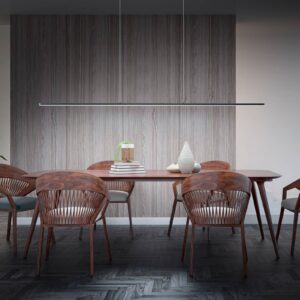 Svítidlo quitani matná eloxovaná černá hliník/mosaz/akryl