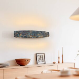 Svítidlo quitani oxidovaná/matná černá hliník/ocel/mosaz