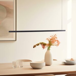 Svítidlo quitani matná černá elox hliník/mosaz/akryl