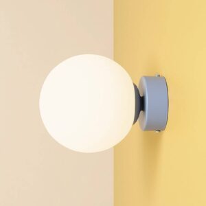 Svítidlo ALDEX modrá/mražená bílá kov/sklo