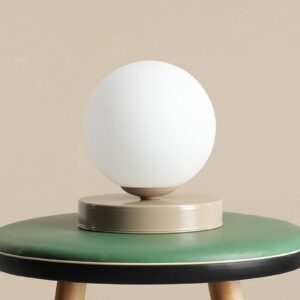 Svítidlo ALDEX béžová/mražená bílá kov/sklo