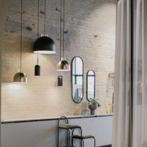 Svítidlo AYTM zlato Ocel/sklo