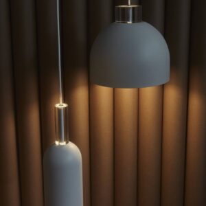 Svítidlo AYTM bílá Ocel/sklo