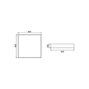 Svítidlo BRUMBERG texturovaná bílá Hliník/ocel/plast