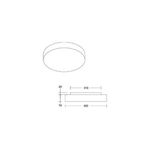 Svítidlo BRUMBERG fialová