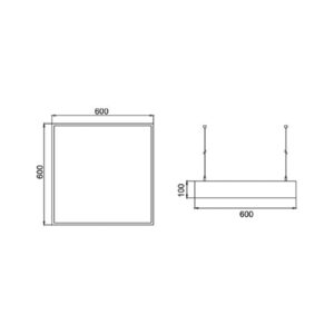 Svítidlo BRUMBERG stříbrná s texturou Hliník/ocel/plast