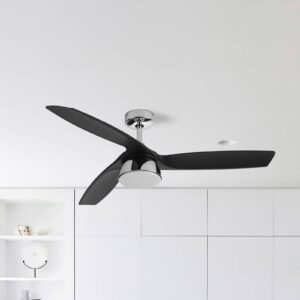 Svítidlo Beacon Lighting černá/chrom ABS plast/kov