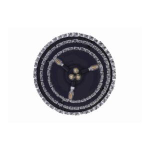 Svítidlo Beacon Lighting černá/kouřově šedá průhledná Akryl/kov